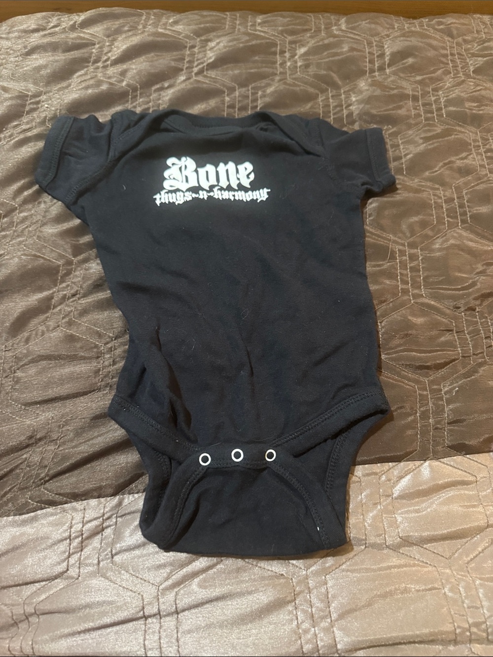 Black Bone Thugs-N-Harmony Graphic Baby One-Piece Bodysuit
